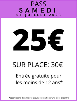 Acheter pass samedi 01 juillet 2023 offre prévente pour 25 € entrée gratuite 12 ans ElectroGarden Festival